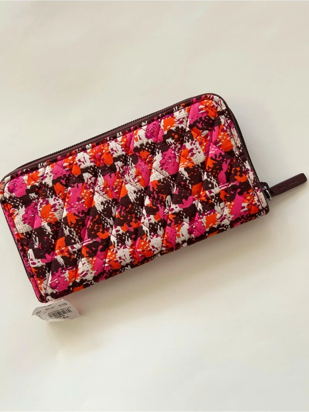 NWT  Vera Bradley Retired Houndstooth Quilted Print Georgia RFID Wallet